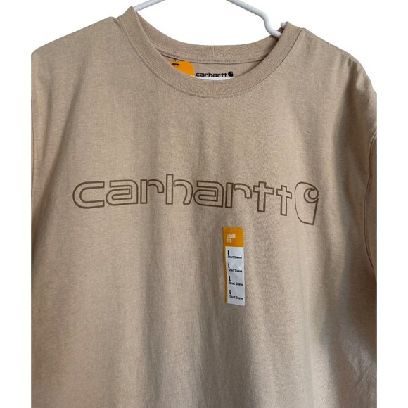 Carhartt Loose Fit Heavyweight Size Large Short Sleeve Logo Graphic NWT $25 - Picture 7 of 8